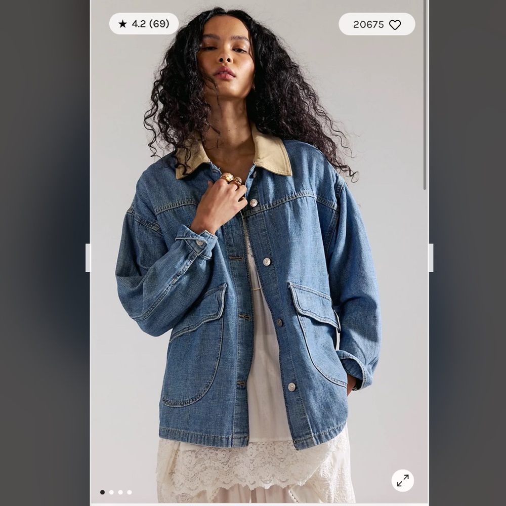 We The Free Lemon Denim Jacket